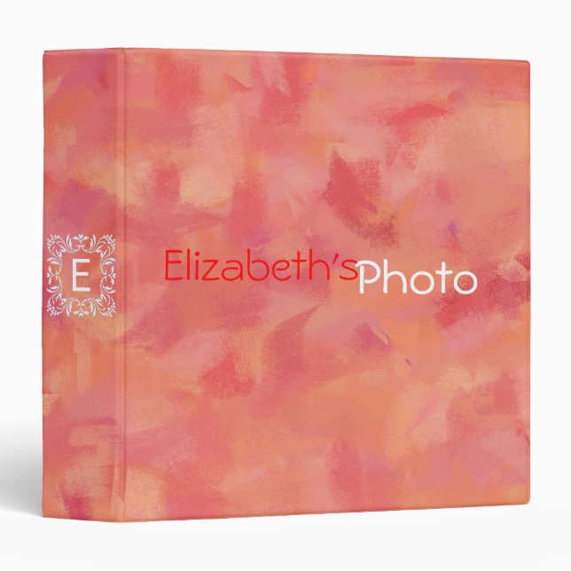 Painting Abstract Album Photo Binder (Front/Spine)