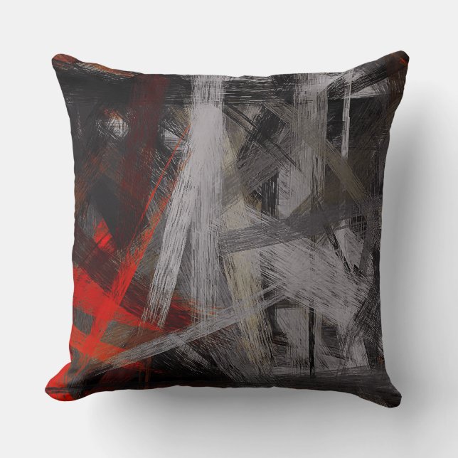 Painting Abstract Background #2 Throw Pillow (Front)