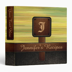 Painting Abstract Background Leather Look #15 Binder