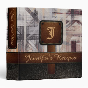 Painting Abstract Background Leather Look Binder