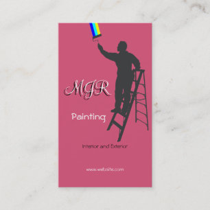 Painting and Decorating Business Card