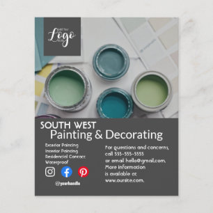 Painting and decorating business  flyer