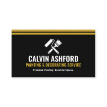 Painting and Decorating Service Modern Black Gold