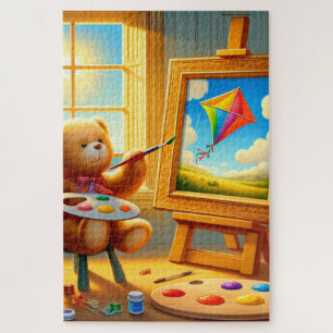 Painting Bear Jigsaw Puzzle