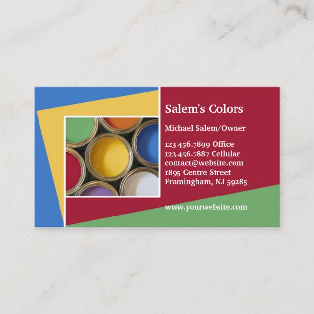 Painting Business Card (Front)