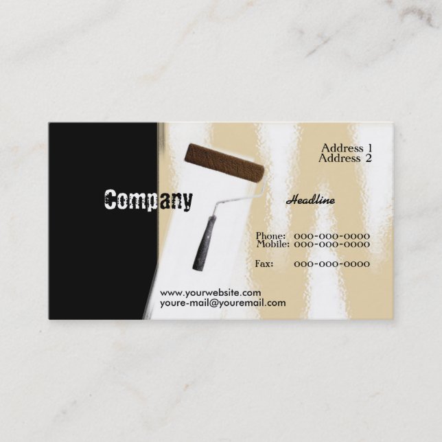 Painting Business Card (Front)