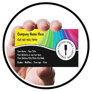 Painting Business Cards