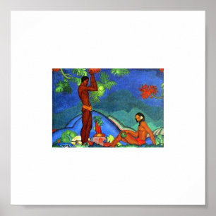 Painting by Arman Manookian circa 1920's. Hawaii Poster