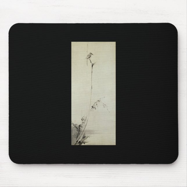 Painting by Miyamoto Musashi, c. 1600's Mouse Pad (Front)