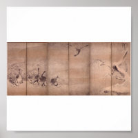 Painting by Miyamoto Musashi, c. 1600's