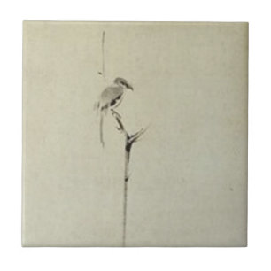 Painting by Miyamoto Musashi, c. 1600's Tile