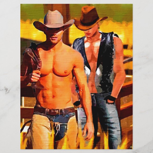 Painting:  Cowboy Corral (Front)