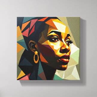 Painting Deco (Silhoette of Peace ) Canvas Print