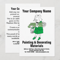 Painting & Decorating Materials Design Card