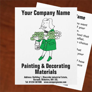 Painting & Decorating Materials Design Flyer