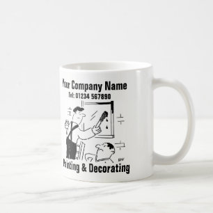 Painting & Decorating Services Cartoon Mug