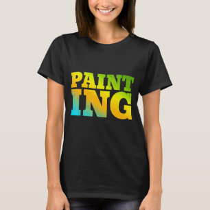 Painting Designed With Nature Colours T-Shirt