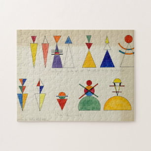 Painting Figurines by Wassily Kandinsky Jigsaw Puzzle
