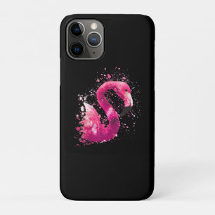 Painting Flamingo Pink Watercolor Painting Gift iPhone 11 Pro Case