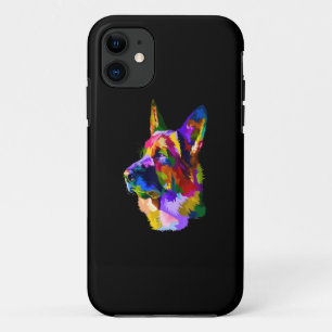 Painting  German Shepherd Painting Art Pet Dog Mom iPhone 11 Case