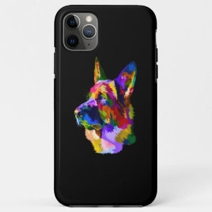 Painting  German Shepherd Painting Art Pet Dog Mom iPhone 11 Pro Max Case