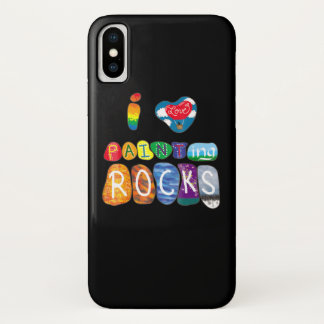 Painting | I Love Rock Painting Funny Rock Painter Case-Mate iPhone Case