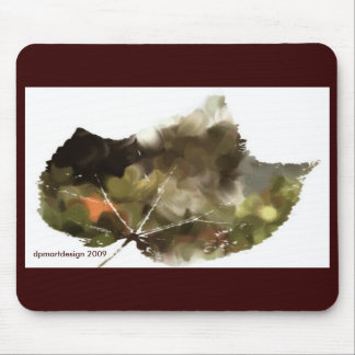 _Painting-leaf-dark, dpmartdesign 2009 Mouse Pad