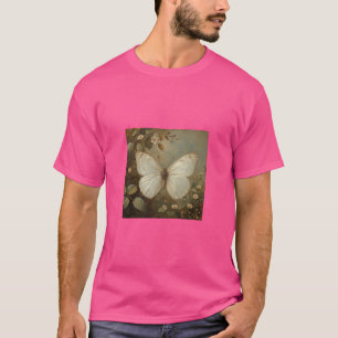 Painting light white colour butterfly  T-Shirt