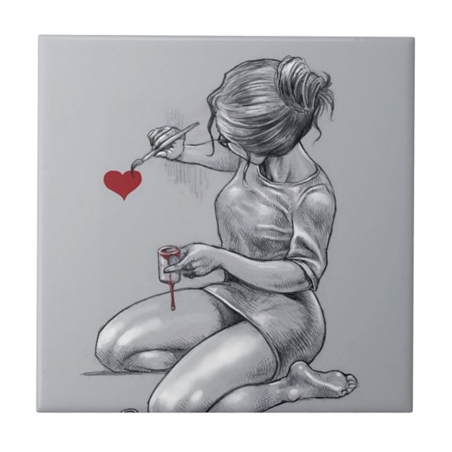 Painting Love Tile (Front)