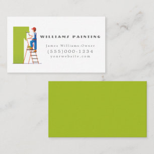 Painting Maintenance Service Business Card