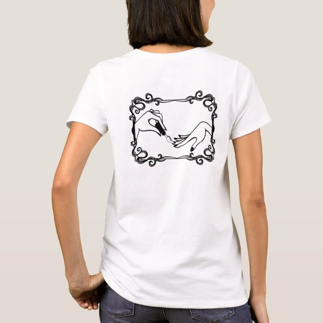 Painting Nail Polish is an Art T-Shirt (Back)