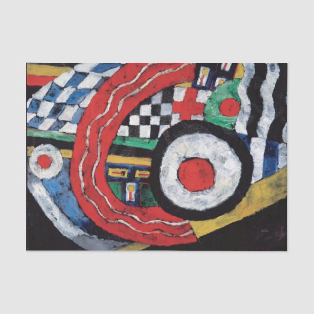 Painting No 46 by Marsden Hartley Tissue Paper (Front)