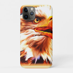 Painting of a Stunning Eagles Face. Buy Now iPhone 11 Pro Case