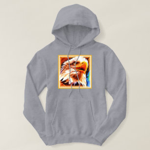 Painting of a Stunning Eagles Face. Buy Now Hoodie