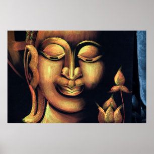 Painting Of Buddha Poster