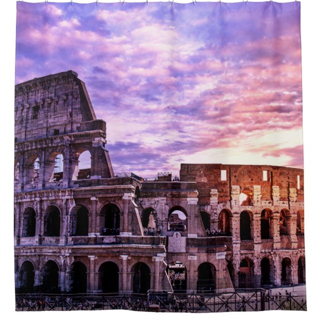 Painting of Colosseum in Rome at sunset (Front)
