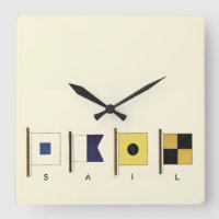 Painting of Four Flags with Sail Written Beneath