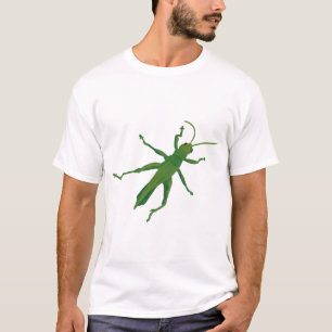 Painting of Green Grasshopper, Tshirts