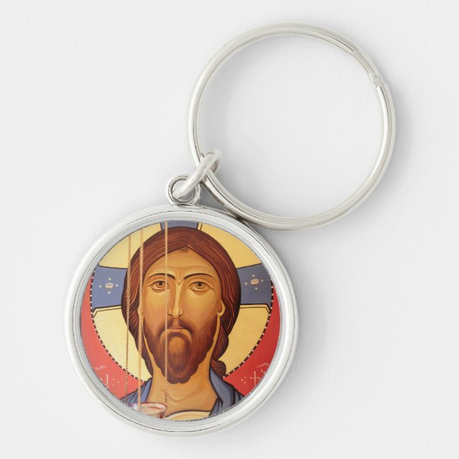 Painting Of Jesus Keychain (Front)