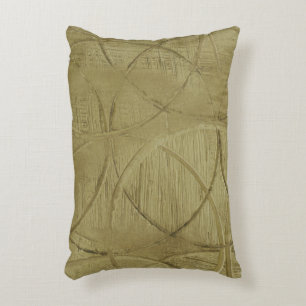Painting of Linked Circles by Jennifer Goldberger Accent Pillow