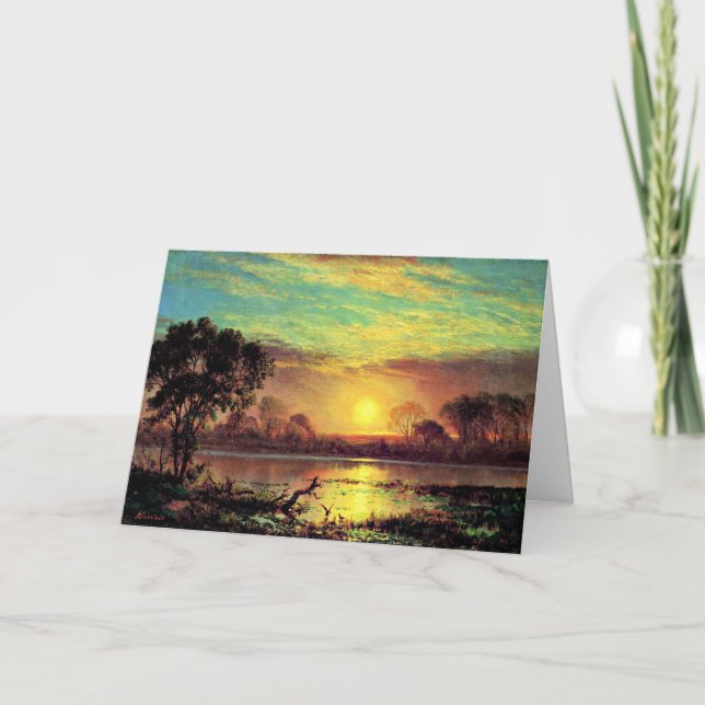 Painting of Owens Lake, California Card (Front)