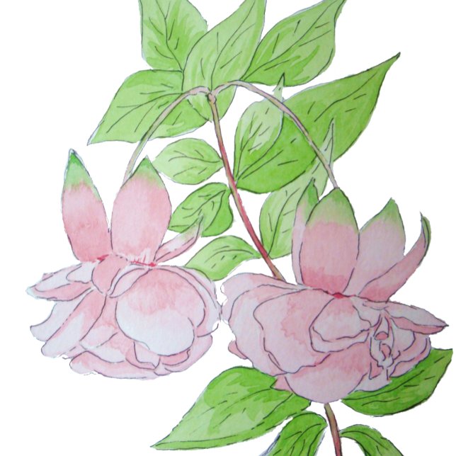 painting of pretty pink flowers coffee mug (Creator Uploaded)