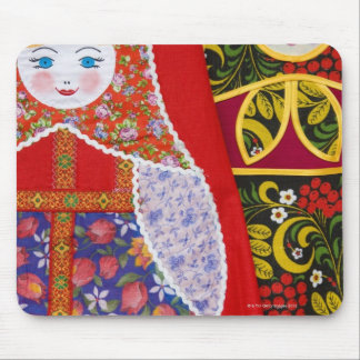 Painting of Russian Matryoshka doll Mouse Pad