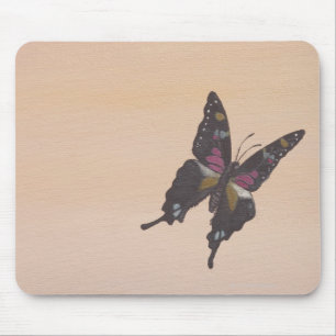 Painting of swallowtail butterfly mouse pad
