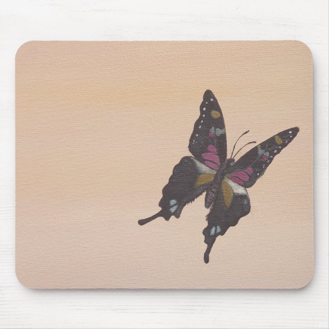 Painting of swallowtail butterfly mouse pad (Front)