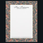 Painting of Toucans and Greenery Bird  Pattern Letterhead<br><div class="desc">Letterhead with Pattern of Toucans and Greenery</div>