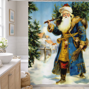 Painting of Vintage Father Christmas
