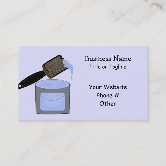 Painting/Painter Business Card (Front)