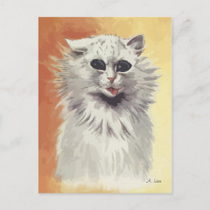 Painting Persian cat n° 1 Postcard