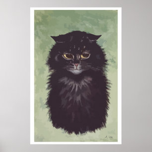 Painting Persian cat n° 2 Poster